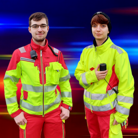 Vorstand Das ist der Vorstand des Sanitätskollektiv Leipzig - Leon Ezra (li) und Luca Paul (re). Sie leiten das SKL. Leon ist zudem der Gründer.
